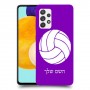 כדורעף - כדור כיסוי מגן קשיח בעיצוב אישי עם השם שלך ל Samsung Galaxy A52 5G יחידה אחת סקרין מובייל