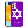 מגן דוד - ישראל כיסוי מגן קשיח בעיצוב אישי עם השם שלך ל Samsung Galaxy A52 5G יחידה אחת סקרין מובייל