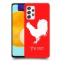 תרנגול כיסוי מגן קשיח בעיצוב אישי עם השם שלך ל Samsung Galaxy A52 5G יחידה אחת סקרין מובייל