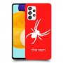 עכביש כיסוי מגן קשיח בעיצוב אישי עם השם שלך ל Samsung Galaxy A52 5G יחידה אחת סקרין מובייל