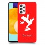 צפרדע טרופית כיסוי מגן קשיח בעיצוב אישי עם השם שלך ל Samsung Galaxy A52 5G יחידה אחת סקרין מובייל