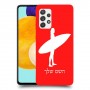 גלישה כיסוי מגן קשיח בעיצוב אישי עם השם שלך ל Samsung Galaxy A52 5G יחידה אחת סקרין מובייל