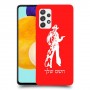 מערב פרוע - קאובוי כיסוי מגן קשיח בעיצוב אישי עם השם שלך ל Samsung Galaxy A52 5G יחידה אחת סקרין מובייל