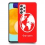 עולם כיסוי מגן קשיח בעיצוב אישי עם השם שלך ל Samsung Galaxy A52 5G יחידה אחת סקרין מובייל