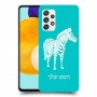 זברה כיסוי מגן קשיח בעיצוב אישי עם השם שלך ל Samsung Galaxy A52 5G יחידה אחת סקרין מובייל