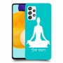 יוגה כיסוי מגן קשיח בעיצוב אישי עם השם שלך ל Samsung Galaxy A52 5G יחידה אחת סקרין מובייל