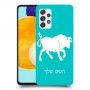 שור כיסוי מגן קשיח בעיצוב אישי עם השם שלך ל Samsung Galaxy A52 5G יחידה אחת סקרין מובייל