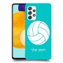 כדורעף - כדור כיסוי מגן קשיח בעיצוב אישי עם השם שלך ל Samsung Galaxy A52 5G יחידה אחת סקרין מובייל