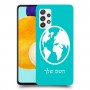 עולם כיסוי מגן קשיח בעיצוב אישי עם השם שלך ל Samsung Galaxy A52 5G יחידה אחת סקרין מובייל