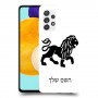 אריה כיסוי מגן קשיח בעיצוב אישי עם השם שלך ל Samsung Galaxy A52 5G יחידה אחת סקרין מובייל