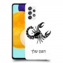 עקרב כיסוי מגן קשיח בעיצוב אישי עם השם שלך ל Samsung Galaxy A52 5G יחידה אחת סקרין מובייל