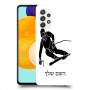 סקִי כיסוי מגן קשיח בעיצוב אישי עם השם שלך ל Samsung Galaxy A52 5G יחידה אחת סקרין מובייל