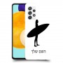 גלישה כיסוי מגן קשיח בעיצוב אישי עם השם שלך ל Samsung Galaxy A52 5G יחידה אחת סקרין מובייל