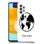 עולם כיסוי מגן קשיח בעיצוב אישי עם השם שלך ל Samsung Galaxy A52 5G יחידה אחת סקרין מובייל