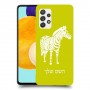זברה כיסוי מגן קשיח בעיצוב אישי עם השם שלך ל Samsung Galaxy A52 5G יחידה אחת סקרין מובייל