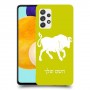 שור כיסוי מגן קשיח בעיצוב אישי עם השם שלך ל Samsung Galaxy A52 5G יחידה אחת סקרין מובייל