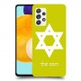 מגן דוד - ישראל כיסוי מגן קשיח בעיצוב אישי עם השם שלך ל Samsung Galaxy A52 5G יחידה אחת סקרין מובייל