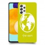 עולם כיסוי מגן קשיח בעיצוב אישי עם השם שלך ל Samsung Galaxy A52 5G יחידה אחת סקרין מובייל
