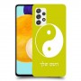 סמל יינג יאנג - סין כיסוי מגן קשיח בעיצוב אישי עם השם שלך ל Samsung Galaxy A52 5G יחידה אחת סקרין מובייל