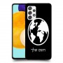 עולם כיסוי מגן קשיח בעיצוב אישי עם השם שלך ל Samsung Galaxy A52 יחידה אחת סקרין מובייל