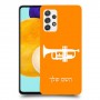 חצוצרה כיסוי מגן קשיח בעיצוב אישי עם השם שלך ל Samsung Galaxy A52 יחידה אחת סקרין מובייל