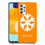 שלג כיסוי מגן קשיח בעיצוב אישי עם השם שלך ל Samsung Galaxy A52 יחידה אחת סקרין מובייל