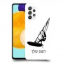 גלישת מפרש כיסוי מגן קשיח בעיצוב אישי עם השם שלך ל Samsung Galaxy A52 יחידה אחת סקרין מובייל