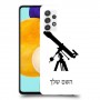 טלסקופ כיסוי מגן קשיח בעיצוב אישי עם השם שלך ל Samsung Galaxy A52 יחידה אחת סקרין מובייל
