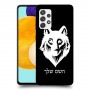 זאב כיסוי מגן קשיח בעיצוב אישי עם השם שלך ל Samsung Galaxy A52s 5G יחידה אחת סקרין מובייל