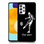 שחקן כדורגל כיסוי מגן קשיח בעיצוב אישי עם השם שלך ל Samsung Galaxy A52s 5G יחידה אחת סקרין מובייל
