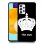 כתר מלכותי כיסוי מגן קשיח בעיצוב אישי עם השם שלך ל Samsung Galaxy A52s 5G יחידה אחת סקרין מובייל