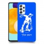 ילד סקייטבורד כיסוי מגן קשיח בעיצוב אישי עם השם שלך ל Samsung Galaxy A52s 5G יחידה אחת סקרין מובייל