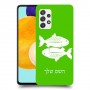 דגים כיסוי מגן קשיח בעיצוב אישי עם השם שלך ל Samsung Galaxy A52s 5G יחידה אחת סקרין מובייל
