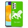 אריה כיסוי מגן קשיח בעיצוב אישי עם השם שלך ל Samsung Galaxy A52s 5G יחידה אחת סקרין מובייל