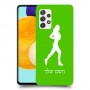 ג'וגלין - אישה כיסוי מגן קשיח בעיצוב אישי עם השם שלך ל Samsung Galaxy A52s 5G יחידה אחת סקרין מובייל