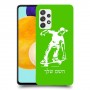 ילד סקייטבורד כיסוי מגן קשיח בעיצוב אישי עם השם שלך ל Samsung Galaxy A52s 5G יחידה אחת סקרין מובייל