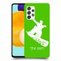 סנובורד כיסוי מגן קשיח בעיצוב אישי עם השם שלך ל Samsung Galaxy A52s 5G יחידה אחת סקרין מובייל