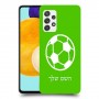 כדורגל - כדור כיסוי מגן קשיח בעיצוב אישי עם השם שלך ל Samsung Galaxy A52s 5G יחידה אחת סקרין מובייל