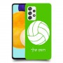 כדורעף - כדור כיסוי מגן קשיח בעיצוב אישי עם השם שלך ל Samsung Galaxy A52s 5G יחידה אחת סקרין מובייל