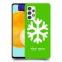 שלג כיסוי מגן קשיח בעיצוב אישי עם השם שלך ל Samsung Galaxy A52s 5G יחידה אחת סקרין מובייל