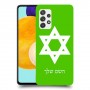 מגן דוד - ישראל כיסוי מגן קשיח בעיצוב אישי עם השם שלך ל Samsung Galaxy A52s 5G יחידה אחת סקרין מובייל
