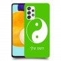 סמל יינג יאנג - סין כיסוי מגן קשיח בעיצוב אישי עם השם שלך ל Samsung Galaxy A52s 5G יחידה אחת סקרין מובייל