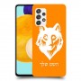 זאב כיסוי מגן קשיח בעיצוב אישי עם השם שלך ל Samsung Galaxy A52s 5G יחידה אחת סקרין מובייל