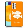 דגים כיסוי מגן קשיח בעיצוב אישי עם השם שלך ל Samsung Galaxy A52s 5G יחידה אחת סקרין מובייל