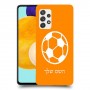 כדורגל - כדור כיסוי מגן קשיח בעיצוב אישי עם השם שלך ל Samsung Galaxy A52s 5G יחידה אחת סקרין מובייל