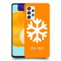 שלג כיסוי מגן קשיח בעיצוב אישי עם השם שלך ל Samsung Galaxy A52s 5G יחידה אחת סקרין מובייל