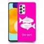 דגים כיסוי מגן קשיח בעיצוב אישי עם השם שלך ל Samsung Galaxy A52s 5G יחידה אחת סקרין מובייל
