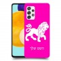 אריה כיסוי מגן קשיח בעיצוב אישי עם השם שלך ל Samsung Galaxy A52s 5G יחידה אחת סקרין מובייל