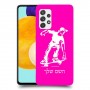 ילד סקייטבורד כיסוי מגן קשיח בעיצוב אישי עם השם שלך ל Samsung Galaxy A52s 5G יחידה אחת סקרין מובייל