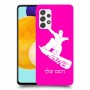 סנובורד כיסוי מגן קשיח בעיצוב אישי עם השם שלך ל Samsung Galaxy A52s 5G יחידה אחת סקרין מובייל